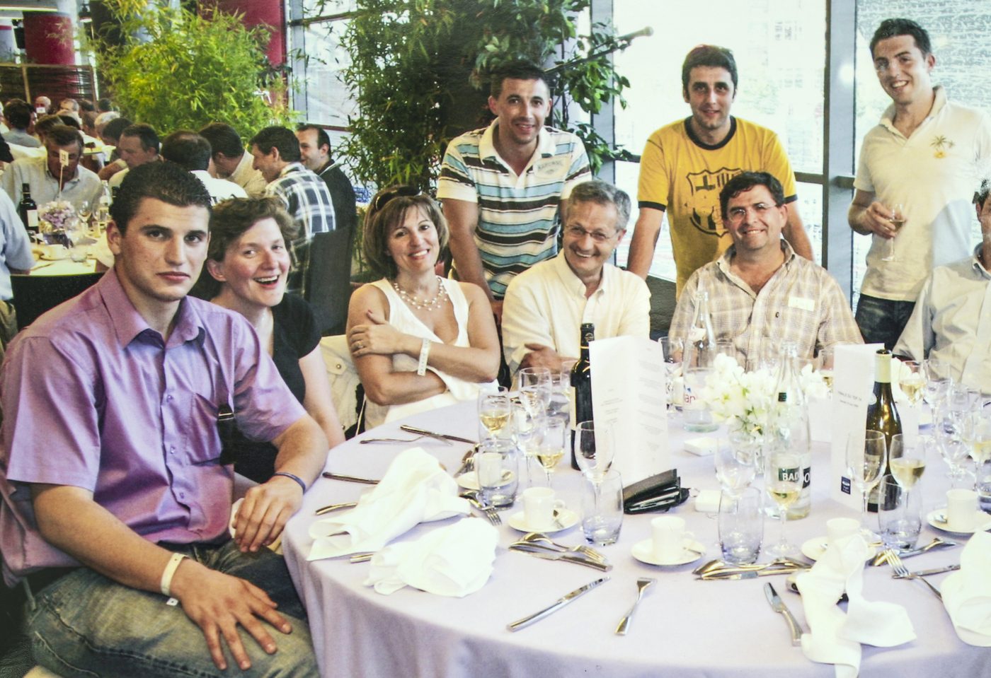 Préparation du déploiement de l'ERP SQUALP, le 8 avril 2006 au Stade de France — équipe de projet ISOAR / groupe Gascogne